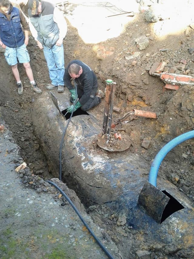 Inspection visuelle d'une citerne aérienne